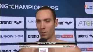 Championnat dEurope de natation  Jeremy Stravius [upl. by Noy]