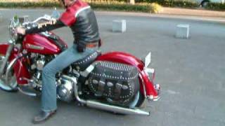 HARLEY DAVIDSON FLSTC with mazda [upl. by Garaway372]