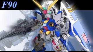 Mobile Suit Gundam F90  The 13th Azad Task Force arranged Extended [upl. by Lled]