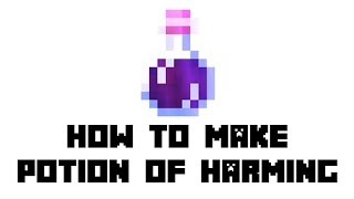 Minecraft How to Make Potion of Harming [upl. by Ibob865]