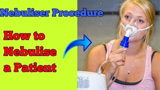 Nebulization procedure OSCE guidenebulization procedure in Hindinebulizer at home [upl. by Munafo920]