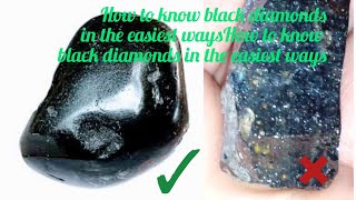 Information about black diamond stone quotcarbonadoquot Learn more in the video [upl. by Nelad]