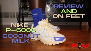 Nike P6000 Coconut Milk Review  ONFEET [upl. by Ahsekahs964]