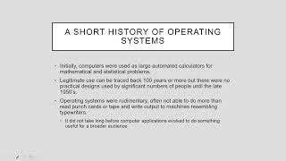 OpSys Intro to Operating Systems Part 2 1 [upl. by Dede510]