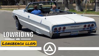 64 Impala Lowrider Ragtop  Lowridin’ with Long Beach Lloyd [upl. by Ilanos]