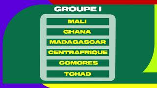 Éliminatoires Coupe du monde 2026  tous les groupes de la zone Afrique [upl. by Ahsyek]