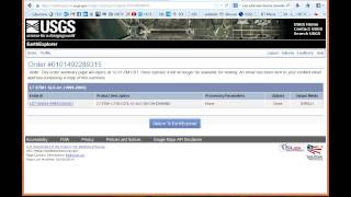 How to order satellite data from glovisusgsgov [upl. by Avirt]