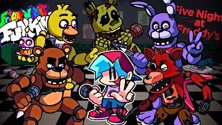 The Best FNAF mod for FNF  Friday Night Shift Gameplay Friday Night Funkin with mods [upl. by Quitt]