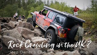 Rock crawling in the UK  JOC UK Summer Camp amp 10th anniversary highlights reel Walters Arena [upl. by Ennairek410]