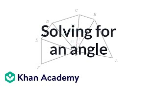 Solving for an angle  Geometry  4th grade  Khan Academy [upl. by Wesa903]