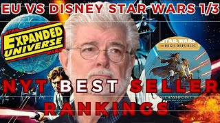 NYT Bestseller Data Star Wars Novels EU vs DISNEY [upl. by Mathi196]