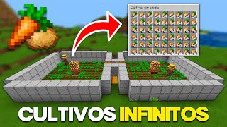 Cómo HACER una GRANJA de CULTIVOS Automática  Minecraft Java 120 [upl. by Adlihtam]