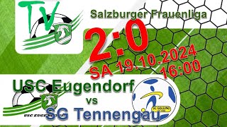 2024 10 19 USC Eugendorf vs SG Tennengau  Frauenliga  Torszenen [upl. by Heda414]