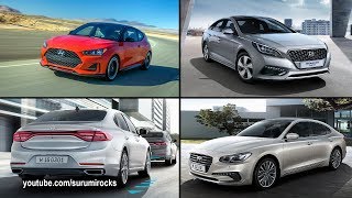 TOP 5 BEST HYUNDAI CARS 2020 [upl. by Enomys]