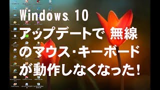 Windows 10 アップデート で 無線マウス・無線キーボード動作不能になったので対処と対策 [upl. by Cai]