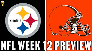 Pittsburgh Steelers vs Cleveland Browns Prediction  NFL Week 12 Picks  112124 [upl. by Adnovaj]