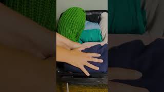 Does Rolling vs Folding Clothes Actually Save You Space in Your Suitcase [upl. by Ocsic]