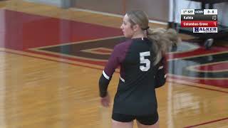 Kalida vs Columbus Grove Volleyball 1072024 [upl. by Bergmann895]