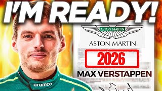 Max Verstappens NEW CONTRACT DEAL with Aston Martin Can SHAKE UP EVERYTHING [upl. by Doy663]