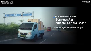 Tata Ace EV 1000  Kaamyabi ko Karein Charge with Sustainable Growth of your Business [upl. by Giaimo]