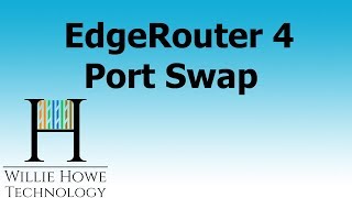 Ubiquiti EdgeRouter Port Swap [upl. by Eisnil]