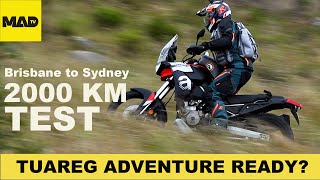 Aprilia Tuareg 660  Test Review Australia [upl. by Beatrisa]