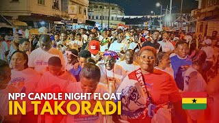 Nana Addo amp Bawumia Npp Candle Night Float In Takoradi [upl. by Vasilis]