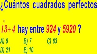 CUADRADOS PERFECTOS Y DIVISIBILIDAD  PROBLEMA RESUELTO DE EXAMEN DE ADMISIÓN A LA UNIVERSIDAD [upl. by Arrekahs]