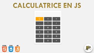 Créer une CALCULATRICE en HTML CSS et JS [upl. by Chobot]