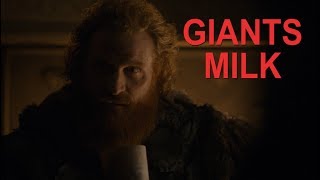 Game of Thrones Season 8 Tormund drinks Giants Milk HD [upl. by Ynaffyt]