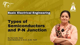 Types of Semiconductors and PN Junction  Basic Elec Engineering  S Chand Academy [upl. by Khalid]