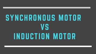 Synchronous Motor Vs Induction Motor In Tamil [upl. by Coke441]