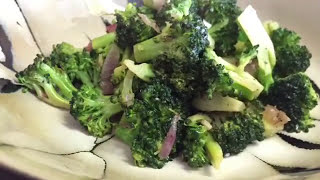 Tasty Lemon Garlic Broccoli Recipe  The Most Simple Recipe Ever [upl. by Anal]