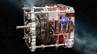 Gyroscopic Inertia Pulse Motor Generator DEMO  3 new inventions  one machine [upl. by Nibroc]