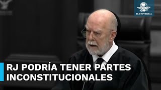 Ministro González Alcántara propone invalidación parcial de Reforma Judicial [upl. by Hennahane]