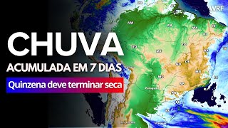 080924 PREVISÃƒO DA CHUVA BRASIL SEMANA SECA NA PORÃ‡ÃƒO CENTRAL E COM AVANÃ‡O DE FRENTE FRIA NO SUL [upl. by Selrahc]