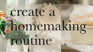 How to Develop a Homemaking Schedule [upl. by Filomena117]