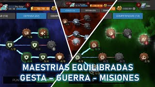 MIS MAESTRIAS EQUILIBRADAS  ATAQUE Y DEFENSA AL MAXIMO  TODO LO QUE DEBES SABER  Marvel MCOC [upl. by Nodnek290]