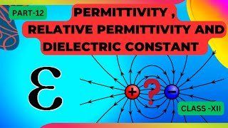 Permittivity  Relative Permittivity and Dielectric Constant Explained in Hindi [upl. by Aiekram]