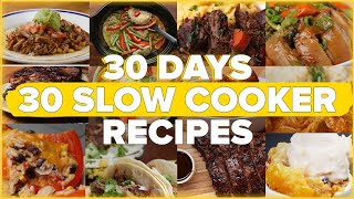 30 Days 30 Slow Cooker Recipes [upl. by Eninaj598]