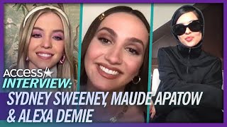 Zendaya Gets Love From Euphorias Sydney Sweeney Maude Apatow amp Alexa Demie [upl. by Web]