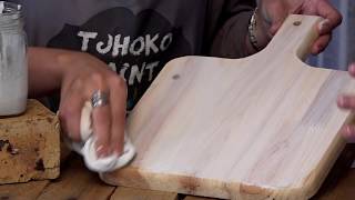 How To Do A White Wash Technique With Tjhoko Paint [upl. by Krystal785]