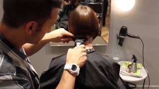 Textured Graduated Bob  Model Jessica Rolfe  Part 4 [upl. by Nadeau]