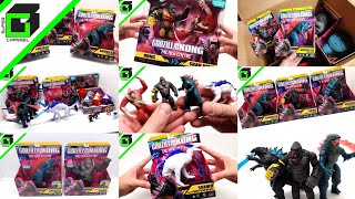 GODZILLA X KONG The New Empire Complete Set Wave 1 Part 1 UNBOXING and REVIEW [upl. by Scherman100]