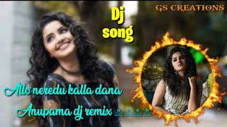 Allo neredu kalla dana dj remix song Anupama [upl. by Verada867]