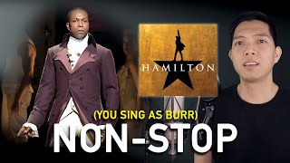 NonStop Hamilton Part Only  Karaoke  Hamilton [upl. by Fahey]