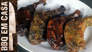 RECEITA DE SOBRECOXA DEFUMADA SMOKED CHICKEN LEG [upl. by Gustavo895]