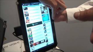 Tablette toshiba AT200  IFA 2011 [upl. by Attennek]