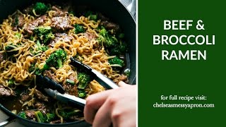 Beef and Broccoli Ramen [upl. by Bigg]