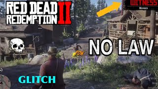 HOW TO MAKE A LAWLESS TOWN  RED DEAD REDEMPTION 2 NO CHEATS GLITCH [upl. by Latham]